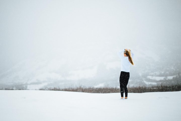 Woman in the Snow